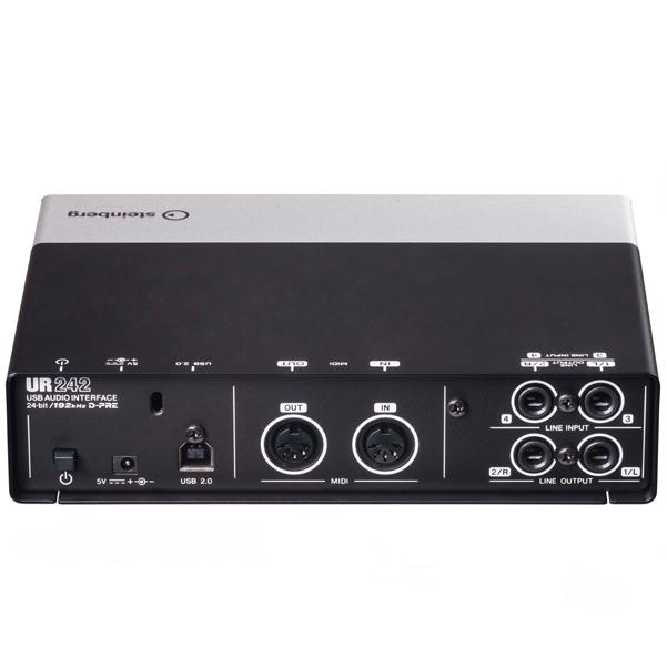 steinberg audio interfaces steinberg ur242 usb 2.0 audio interface