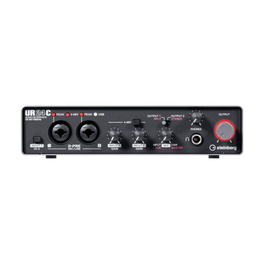steinberg audio interfaces steinberg ur24c 2 x 4 usb 3.0 audio interface