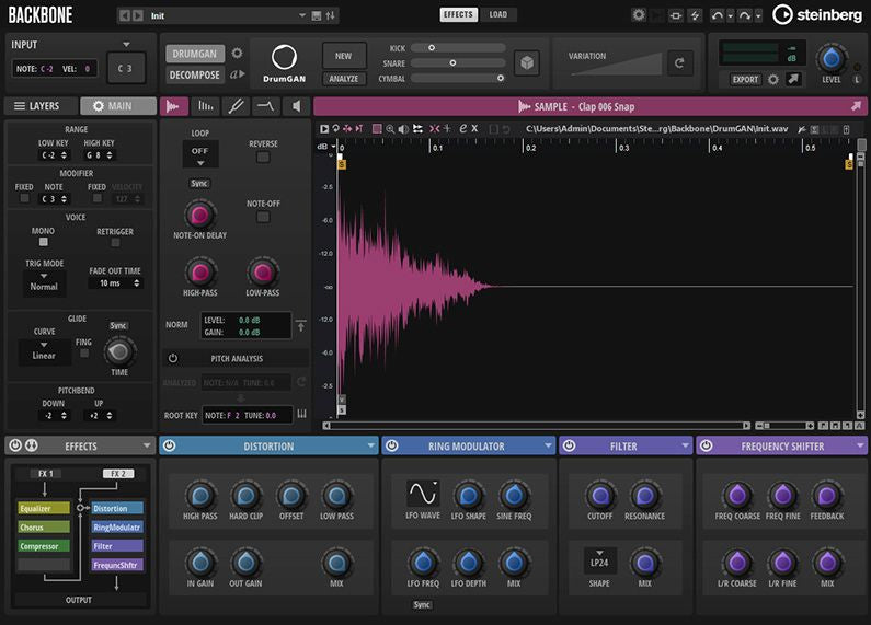 VST Instruments Backbone