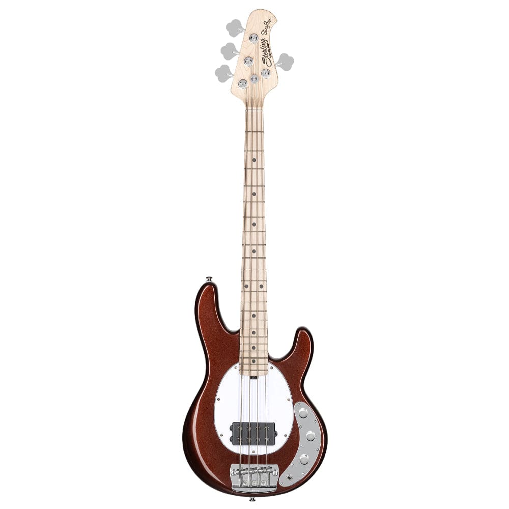 sterling by music man bass guitars dropped copper / maple sterling by music man stingray short scale 4 string bass guitar