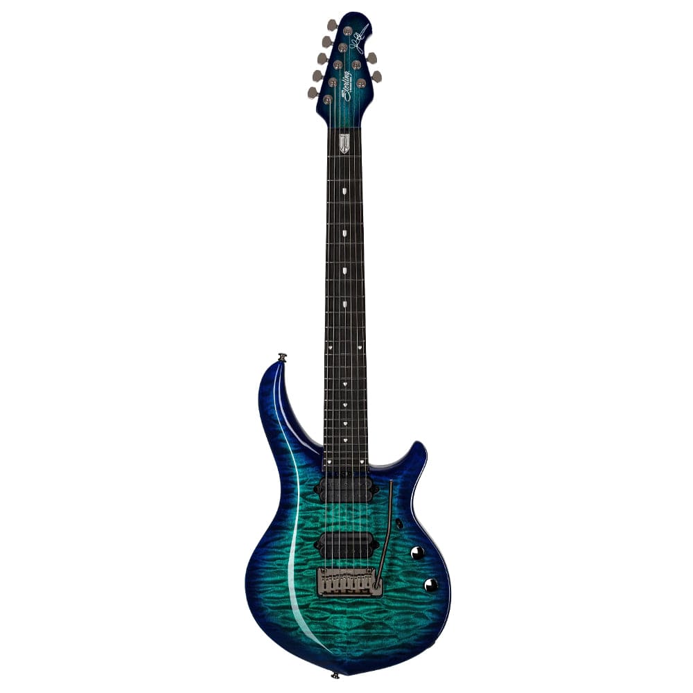sterling by music man electric guitars cerulean paradise sterling by music man maj270x majesty 7 strings electric guitar