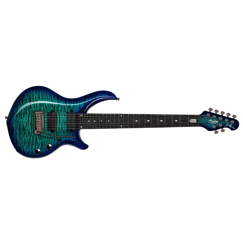 sterling by music man electric guitars cerulean paradise sterling by music man maj270x majesty 7 strings electric guitar