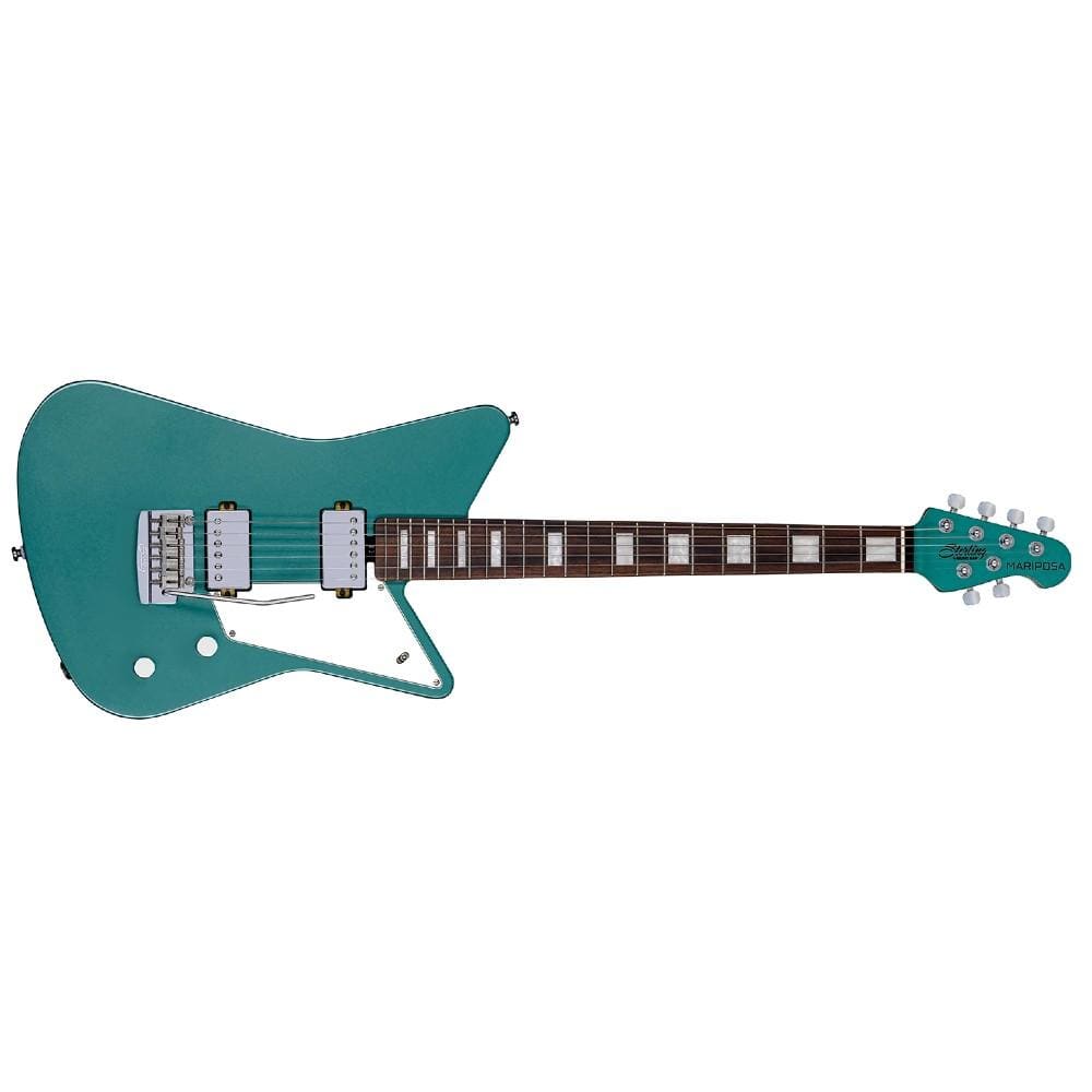 sterling by music man electric guitars dorado green sterling by music man mariposa imperial electric guitar