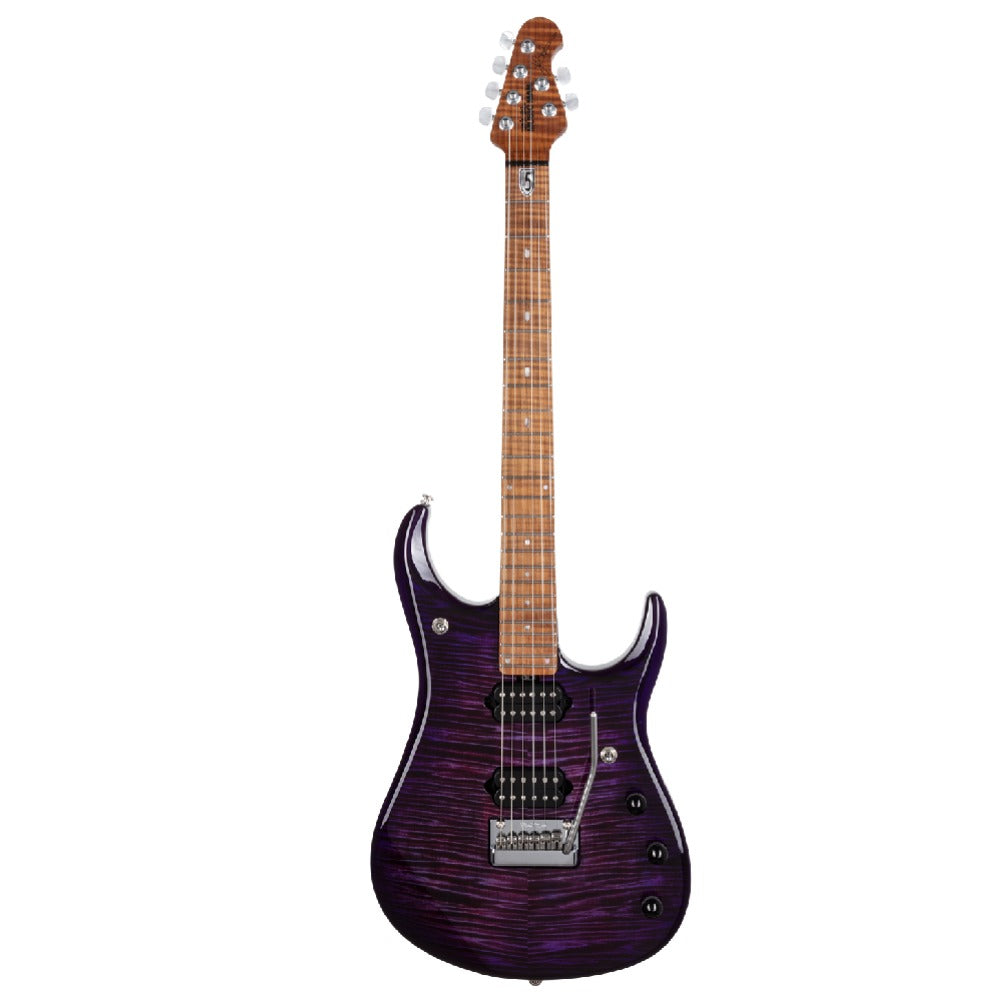 Sterling by Music Man Electric Guitars Purple Nebula Flame Top Ernieball by Music Man JP15 6 String Electric Guitar