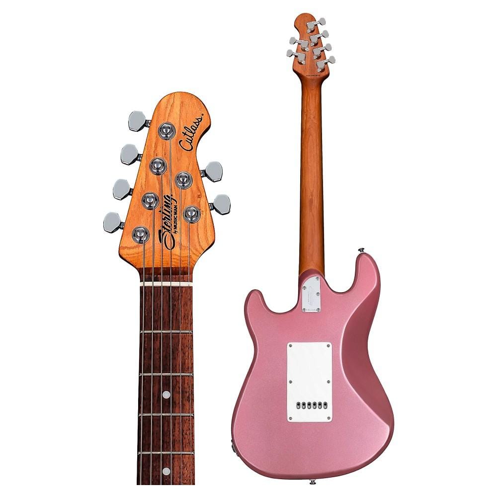 sterling by music man electric guitars rose gold sterling by music man ct50 cutlass hss electric guitar