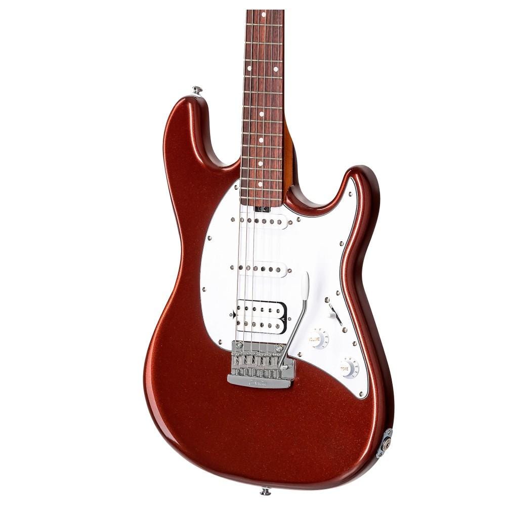 sterling by music man electric guitars rose gold sterling by music man ct50 cutlass hss electric guitar