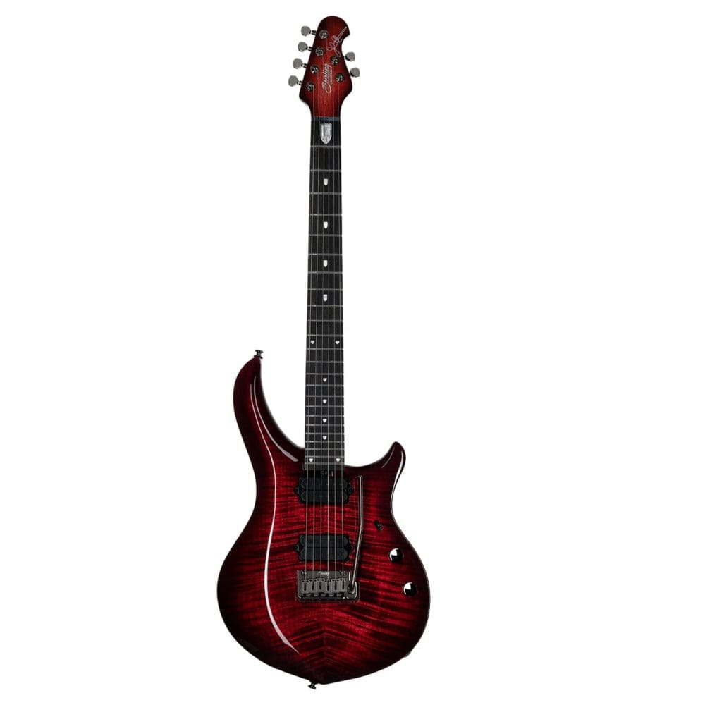 sterling by music man electric guitars royal red sterling by music man maj200xfm majesty x dimarzio electric guitar #color_royal-red