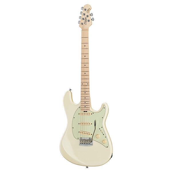 sterling by music man electric guitars sterling by music man ct50 cutlass electric guitar - white
