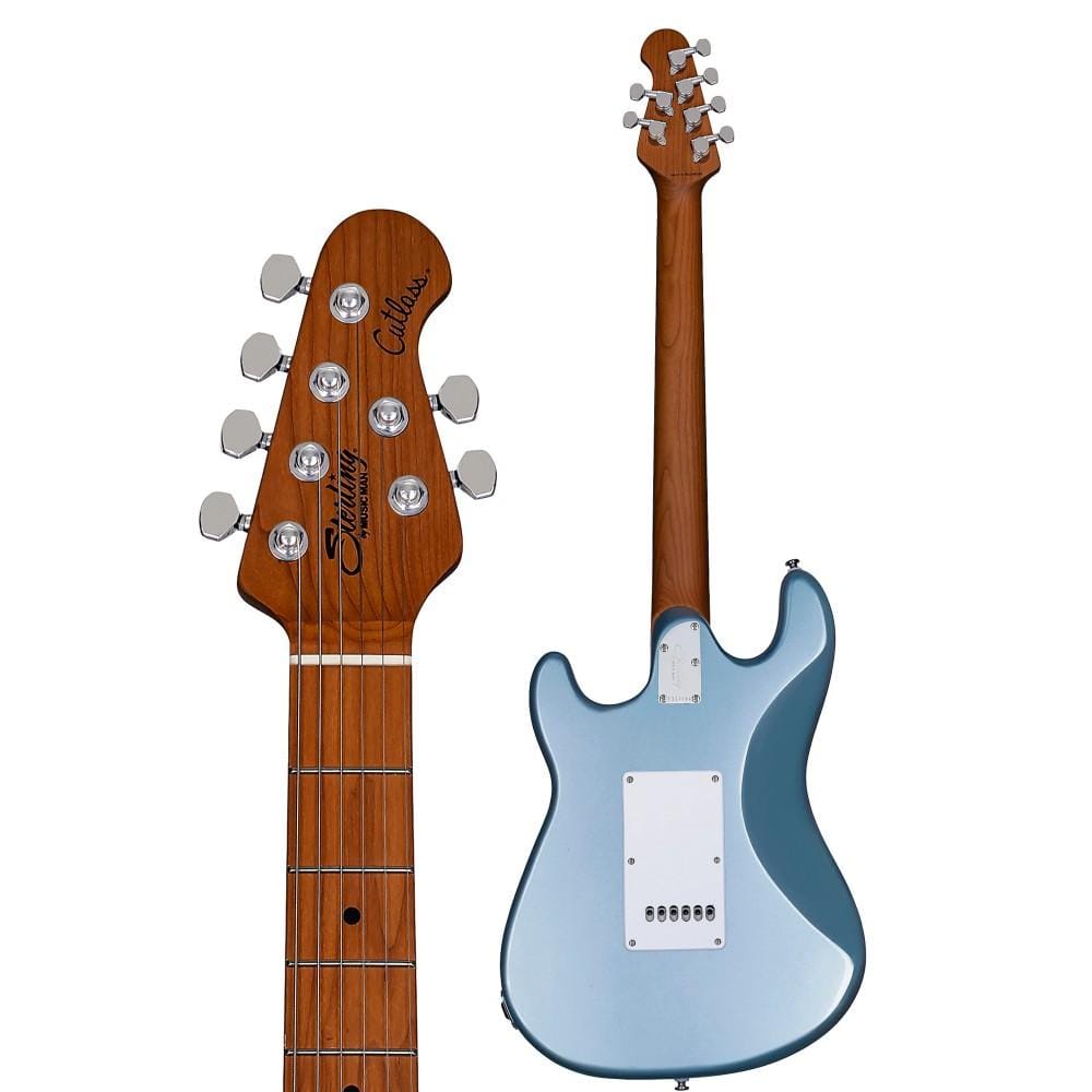 sterling by music man electric guitars sterling by music man ct50 cutlass hss electric guitar #color_firemist-silver,fretboard_roasted-maple