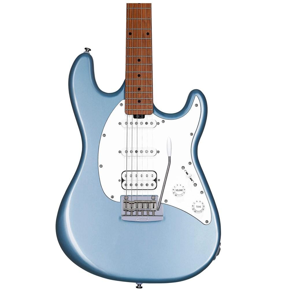 sterling by music man electric guitars sterling by music man ct50 cutlass hss electric guitar #color_firemist-silver,fretboard_roasted-maple