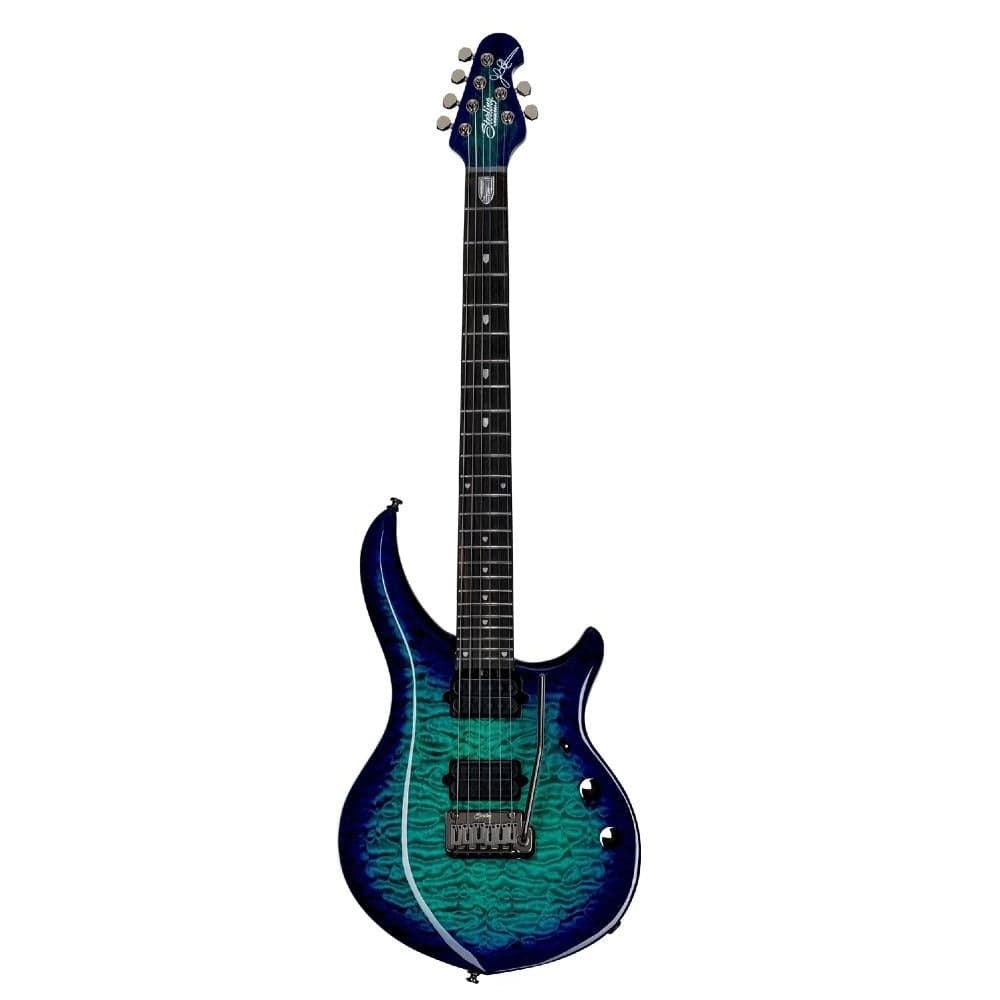 sterling by music man electric guitars sterling by music man maj200xqm jp majesty electric guitar with gigbag