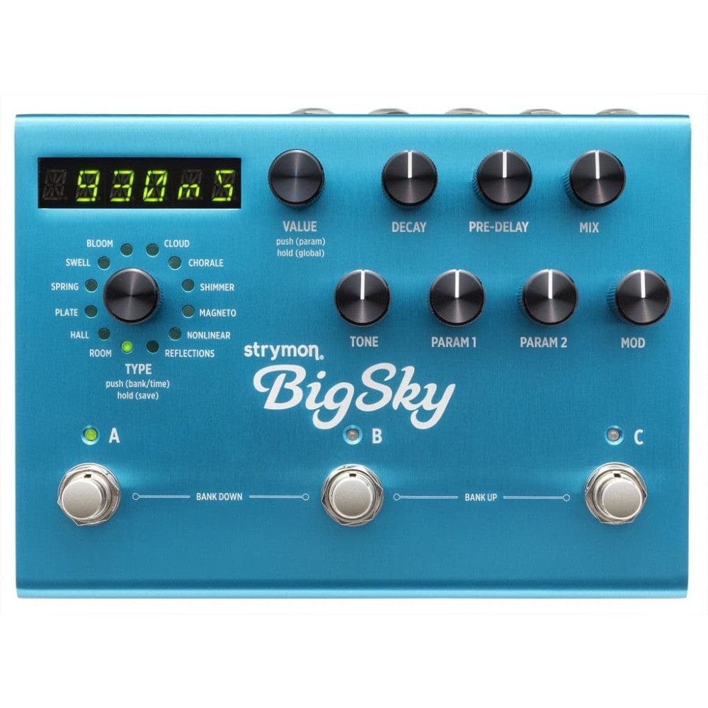strymon effect pedals strymon bigsky multidimensional reverb