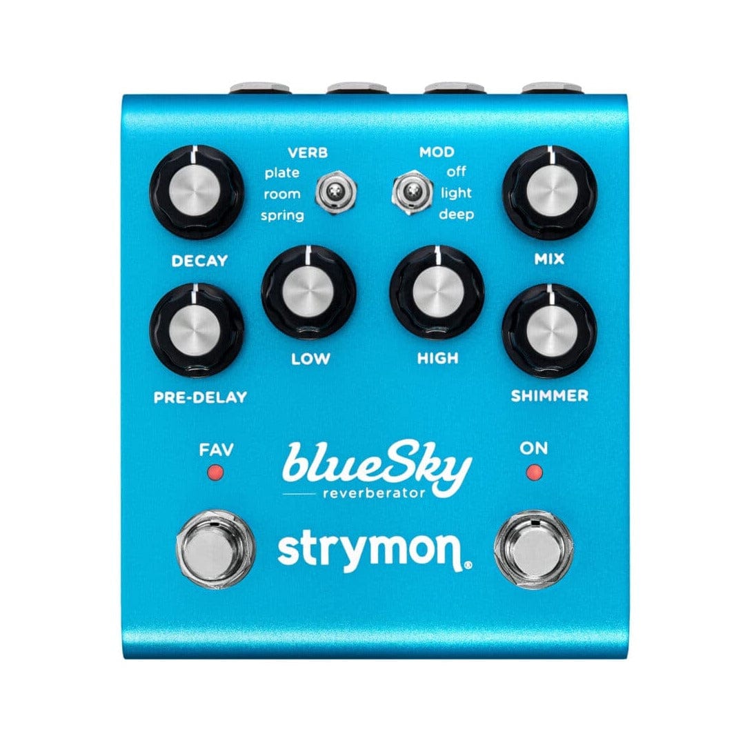 strymon effect pedals strymon bluesky v2 reverberator pedal