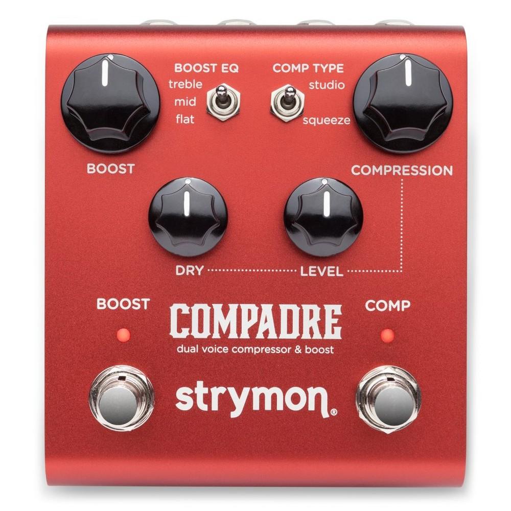 strymon effect pedals strymon compadre dual voice compressor & boost pedal