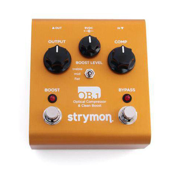 strymon effect pedals strymon ob1 clean boost compressor pedal