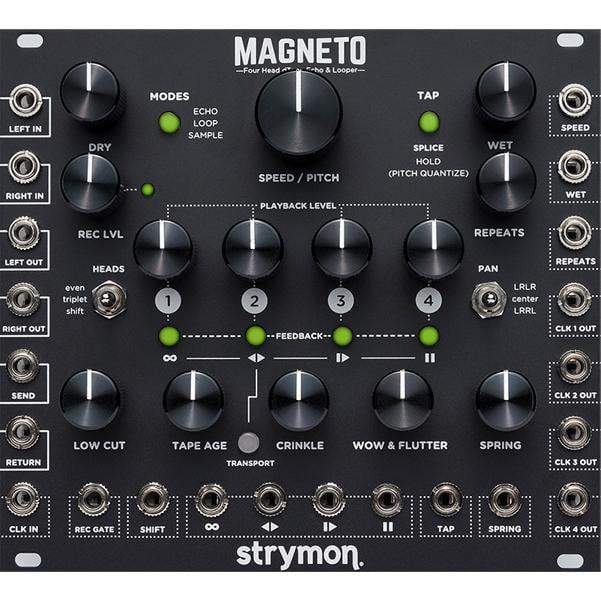 strymon synthesizers strymon magneto four head dtape echo and looper synthesizer
