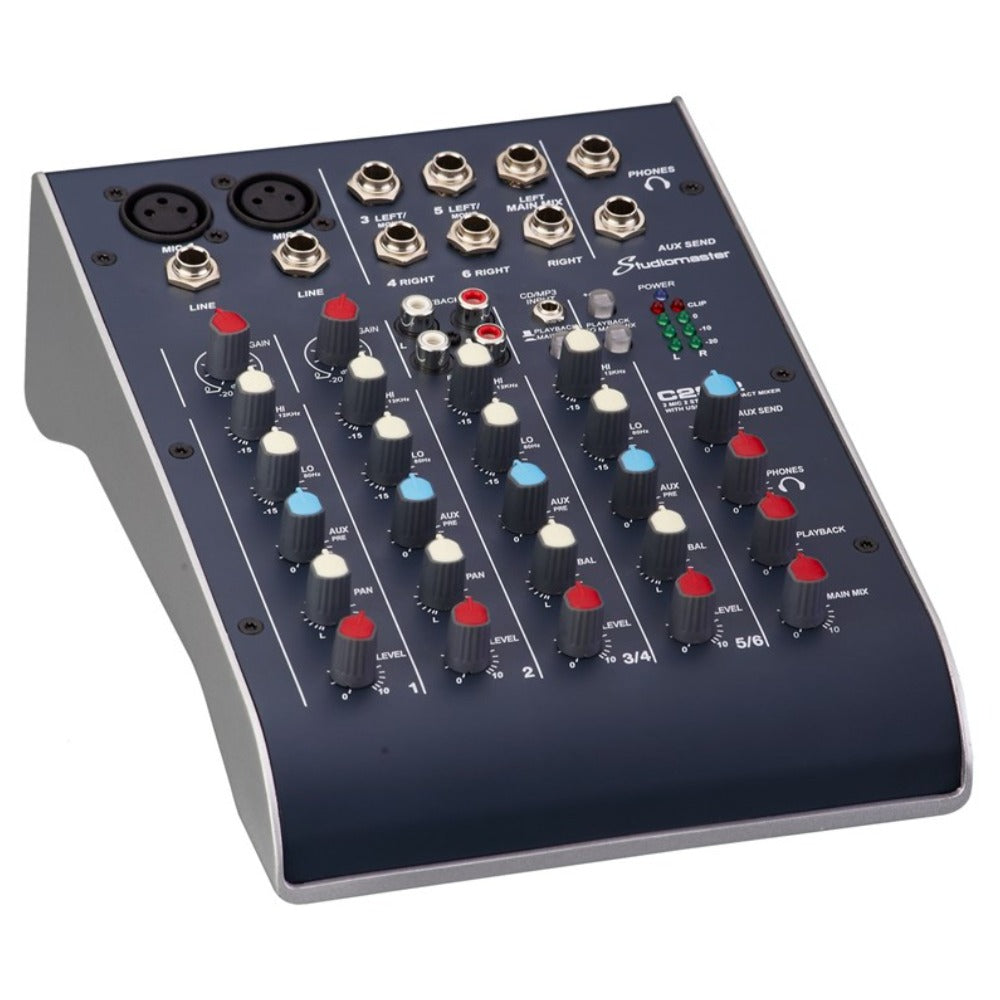 Studiomaster Analog Mixers Studio Master C2-2 2Channel Compact Mixer