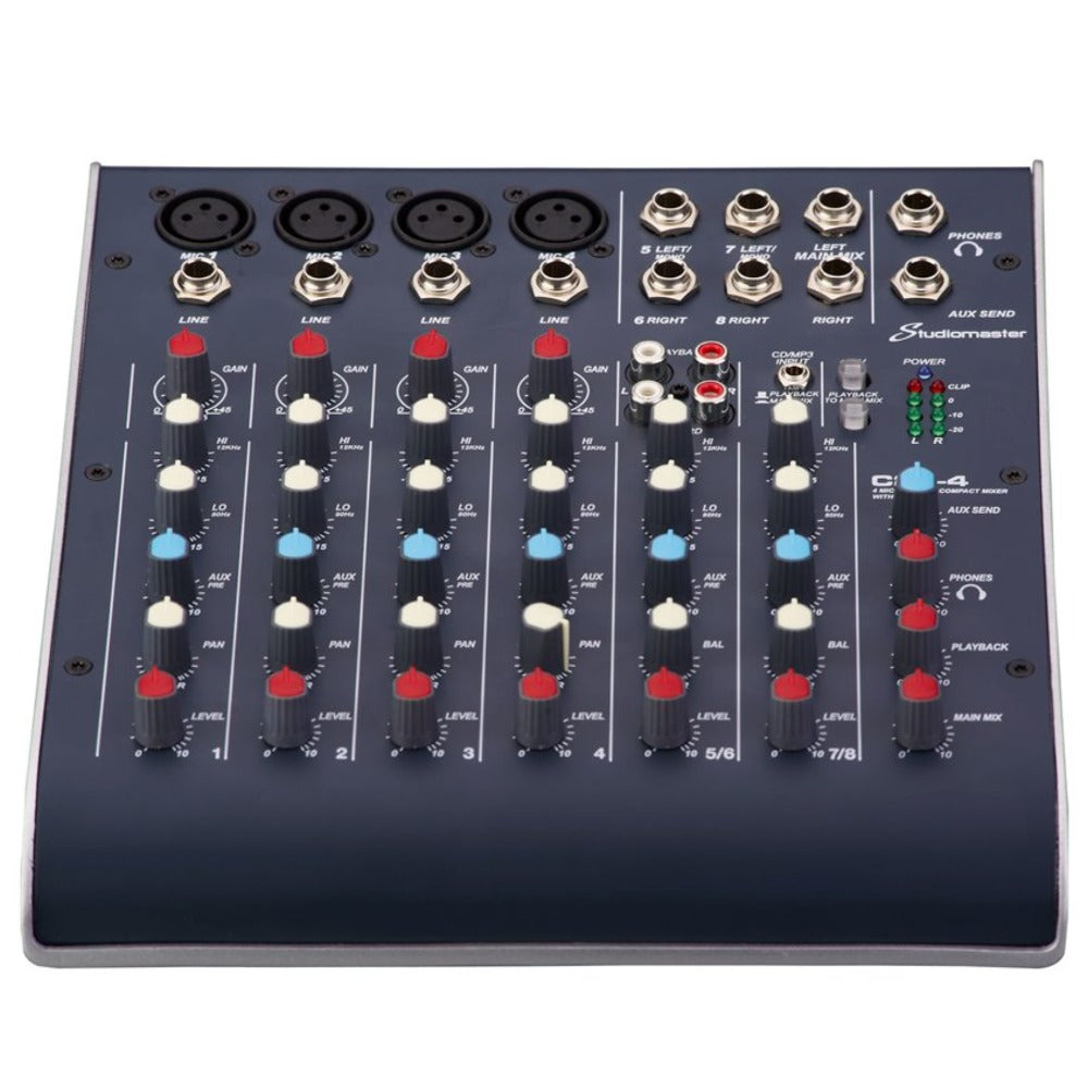 Studiomaster Analog Mixers Studio Master C2-4 2 Channel Compact Mixer