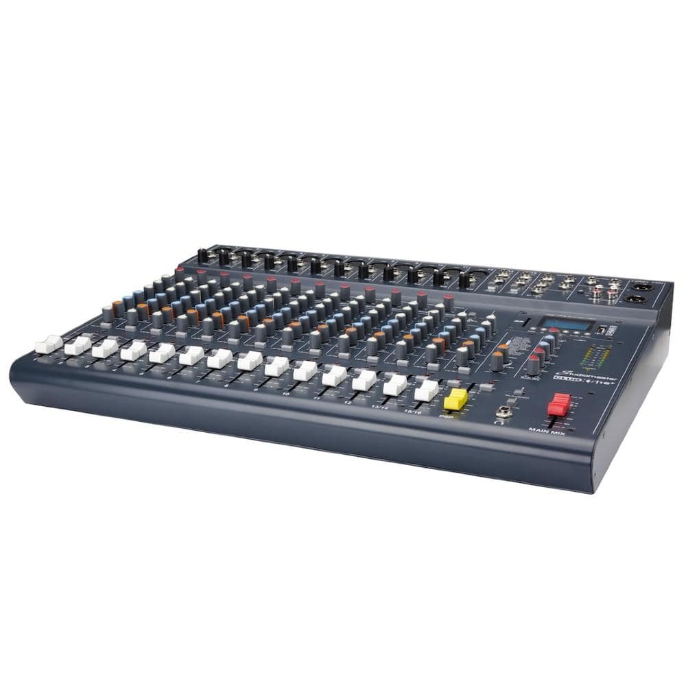 studiomaster analog mixers studiomaster club xs 16+ 16 input channel analog mixer