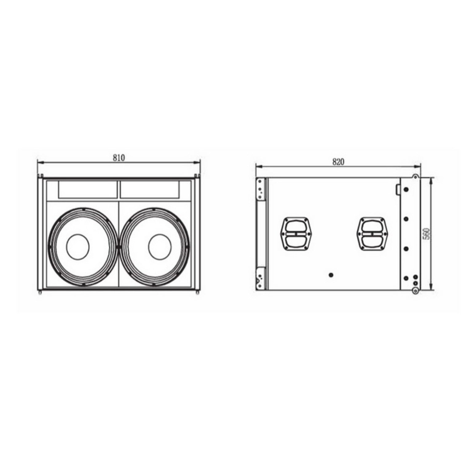 Studiomaster Line Array Studiomaster V10SA Active LF Non Water Proof Line Array Woofer