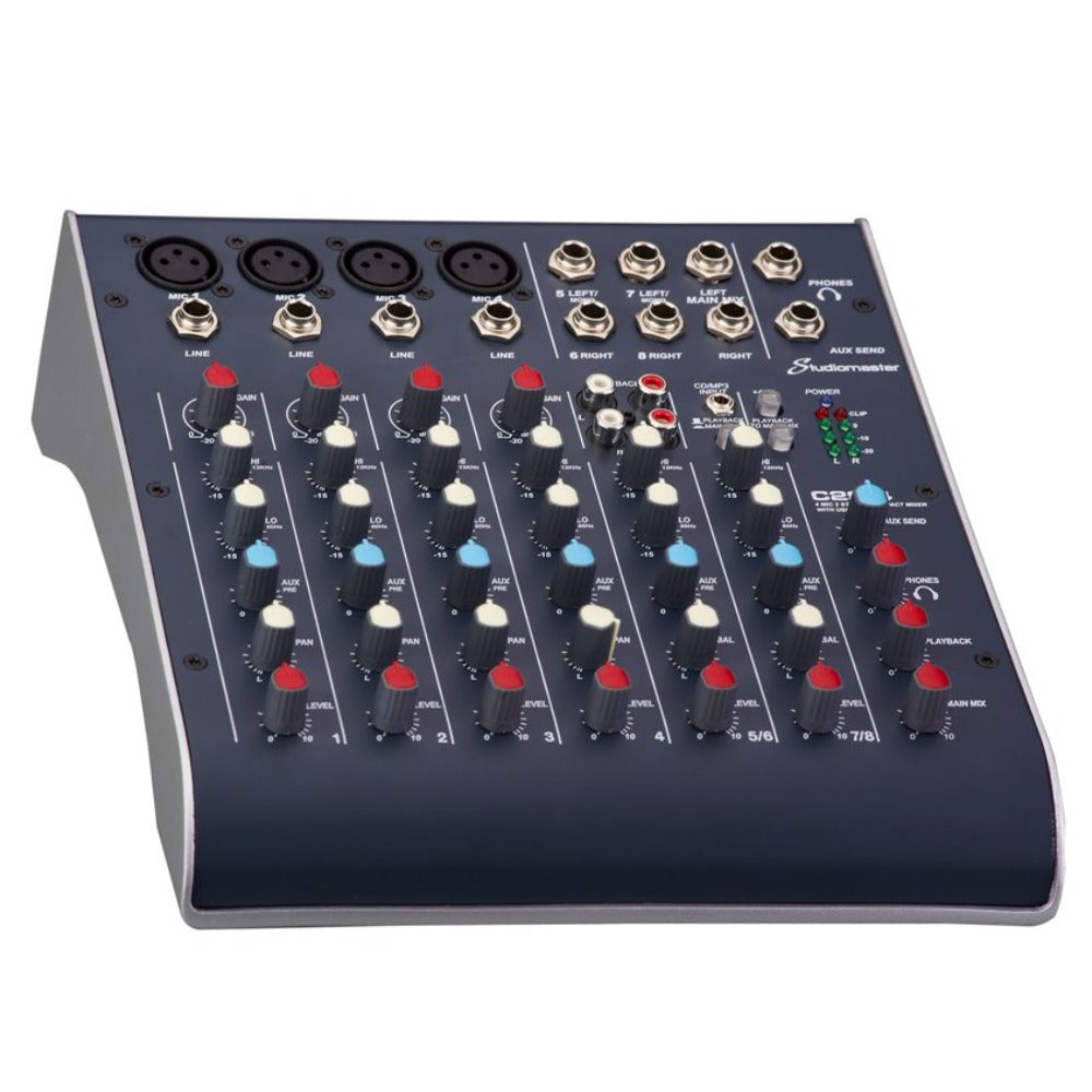 Studiomaster Mixers Studio Master C2S-4 2 Channel Compact Usb Mixer