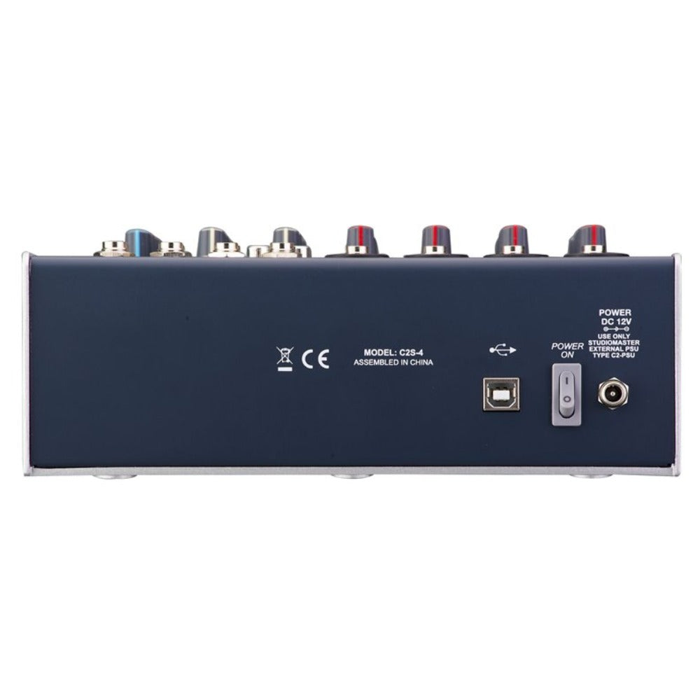 Studiomaster Mixers Studio Master C2S-4 2 Channel Compact Usb Mixer