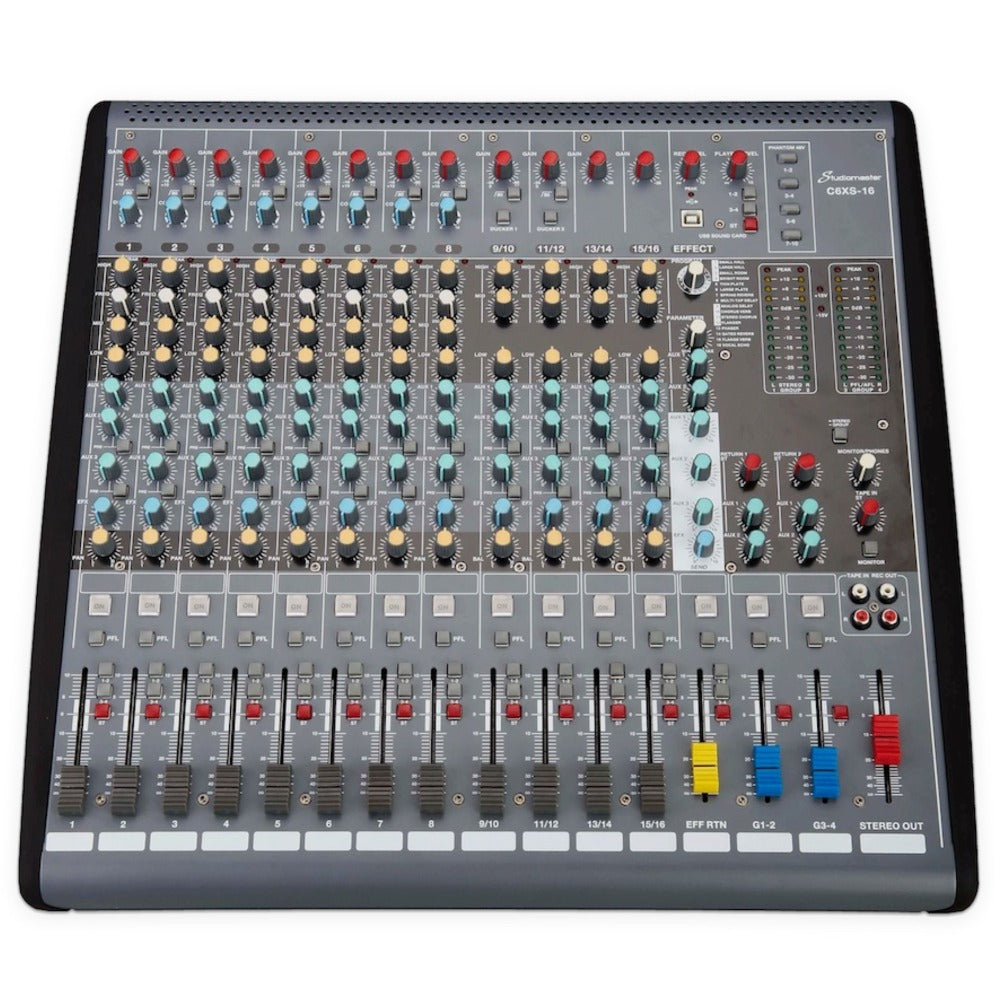 Studio Master C6XS-16 16 Channel Compact Mixer – BAJAAO.COM
