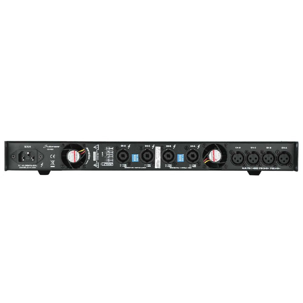 Studiomaster Power Amplifiers Studio Master HX4-1800 Digital Power Amplifier