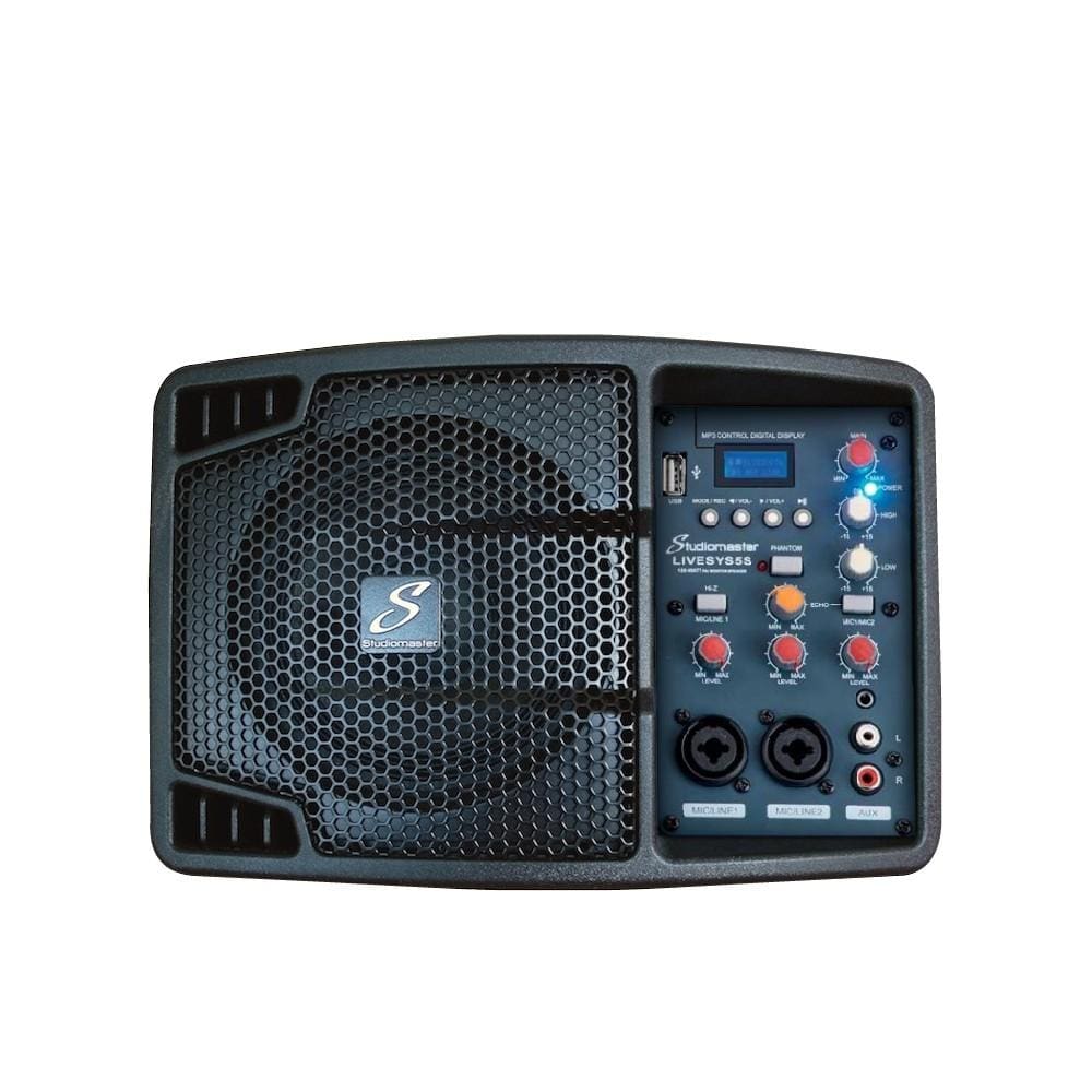 studiomaster speaker cabinets studiomaster livesys 5s multi purpose active monitor speaker cabinet