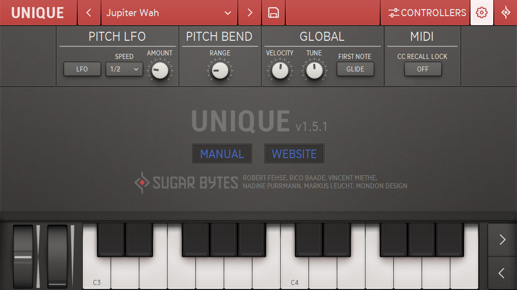SugarBytes Virtual Instruments Sugar Bytes Unique Wavetable Synthesizer