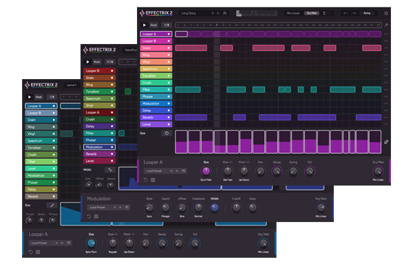 SugarBytes Virtual Processors Sugar Bytes Effectrix2: Multi-Effect Plugin