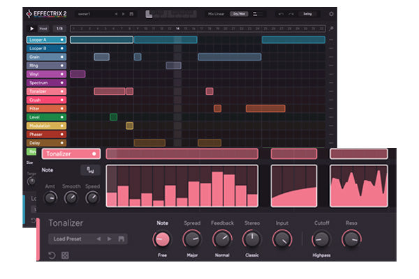 SugarBytes Virtual Processors Sugar Bytes Effectrix2: Multi-Effect Plugin