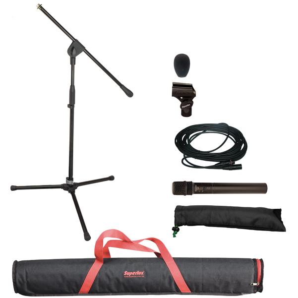 superlux condenser microphones superlux msk124x condenser vocal/instrument microphone set