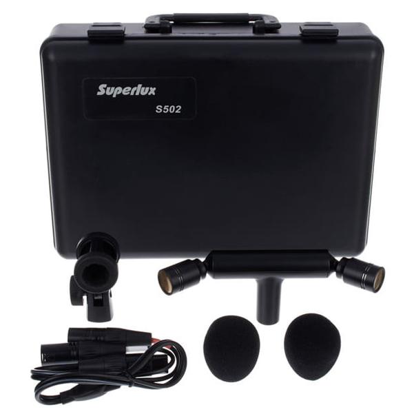 superlux condenser microphones superlux s502 ortf stereo condenser microphone