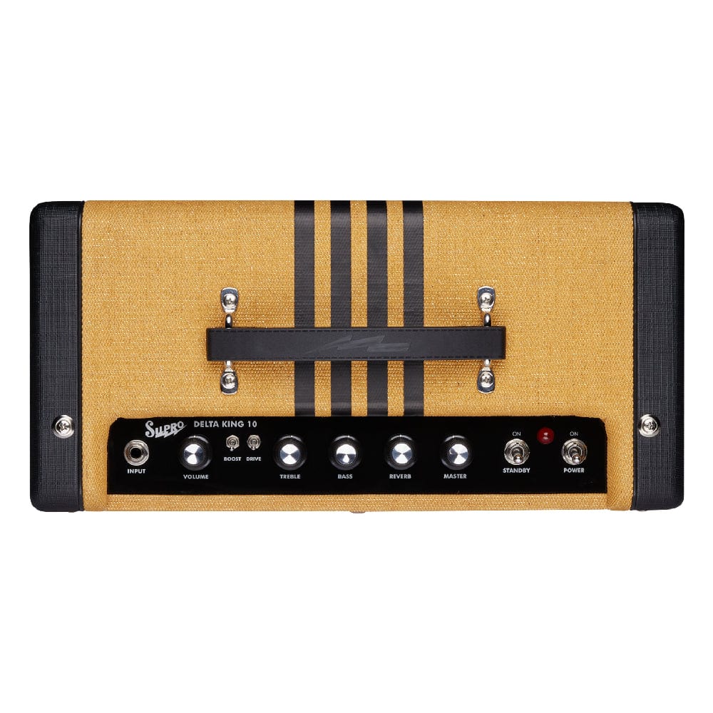 supro guitar combo amplifiers tweed black supro delta king 10 1x10 5-watt reverb tube electric guitar combo amplifier