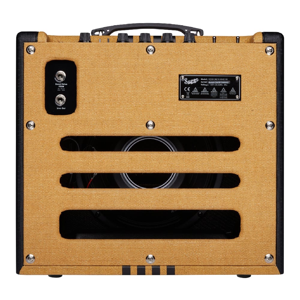 supro guitar combo amplifiers tweed black supro delta king 10 1x10 5-watt reverb tube electric guitar combo amplifier