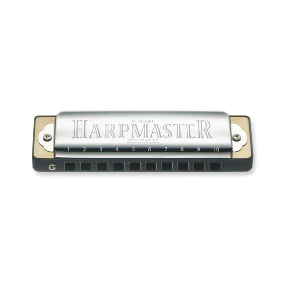 suzuki harmonicas g suzuki harpmaster mr 200 standard 10 hole diatonic harmonica #key_g
