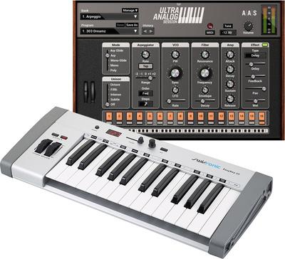swissonic midi keyboards swissonic easykey 25 aas bundle