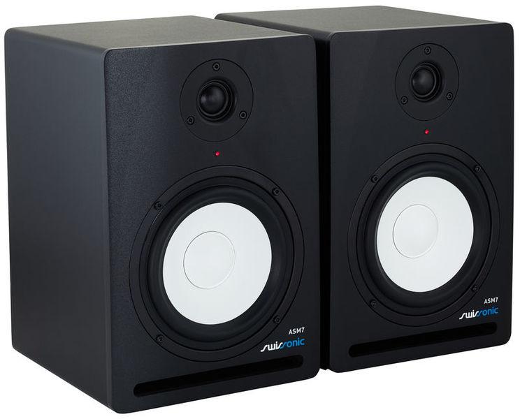 swissonic monitor speakers swissonic asm7 bundle