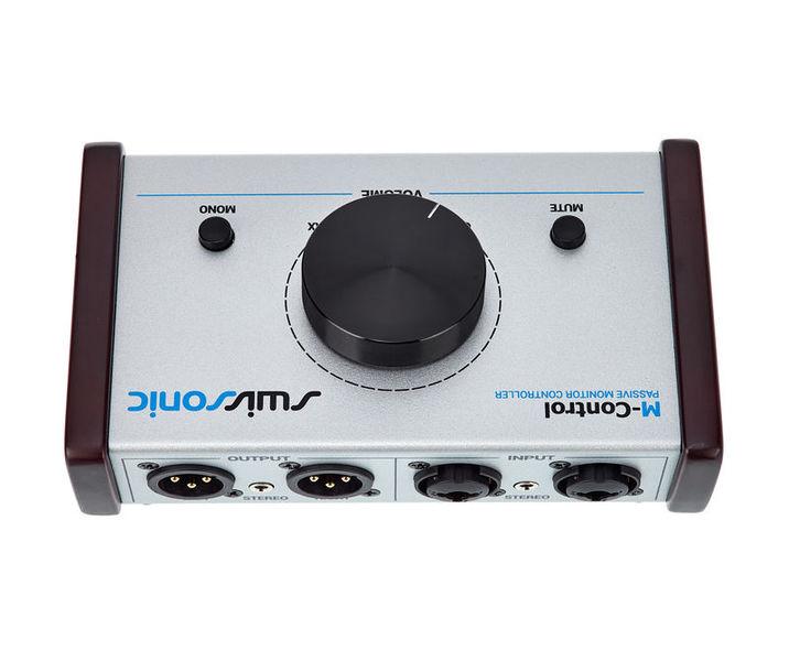 swissonic studio monitor controllers swissonic m-control