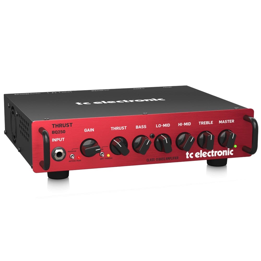 t.c. electronic bass amplifier heads tc electronic bq250 500 watt portable bass head with mosfet preamp