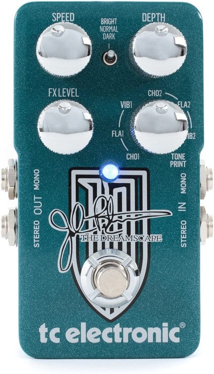 t.c. electronic effect pedals t.c. electronic dreamscape john petrucci signature modulation pedal