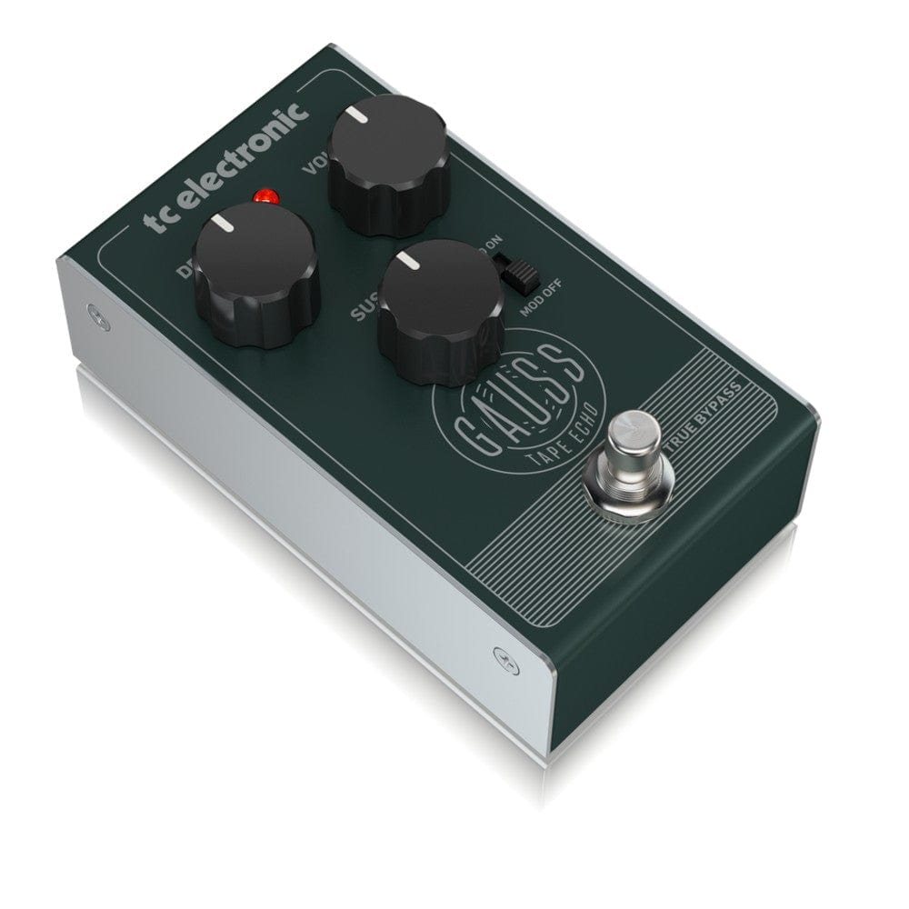 t.c. electronic effect pedals t.c. electronic gauss super-saturated tape echo pedal