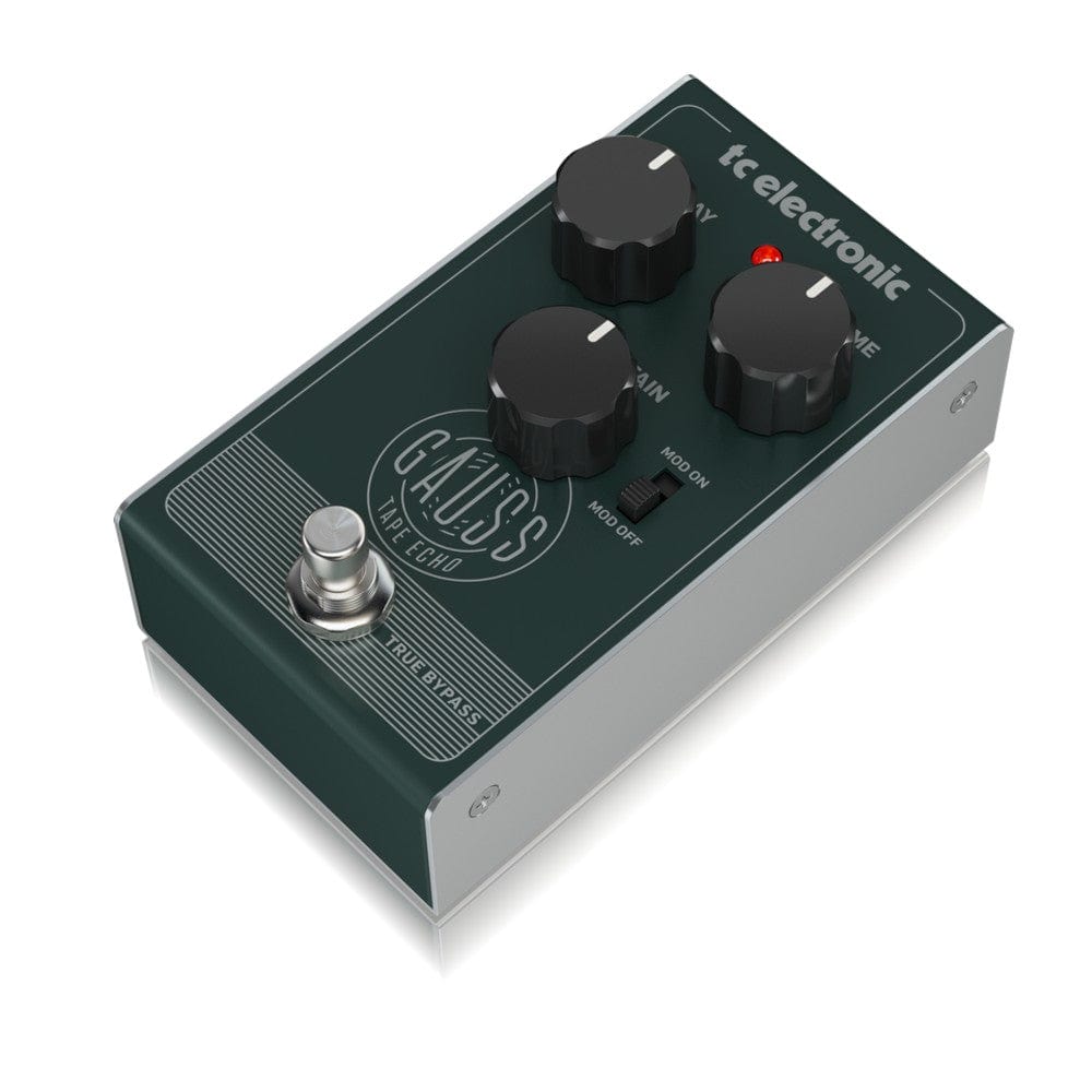 t.c. electronic effect pedals t.c. electronic gauss super-saturated tape echo pedal