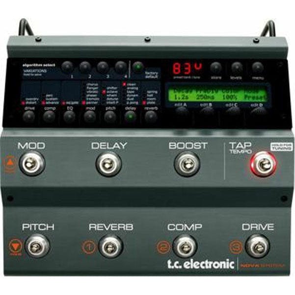 t.c. electronic effect pedals t.c. electronic nova system guitar multi effects pedal