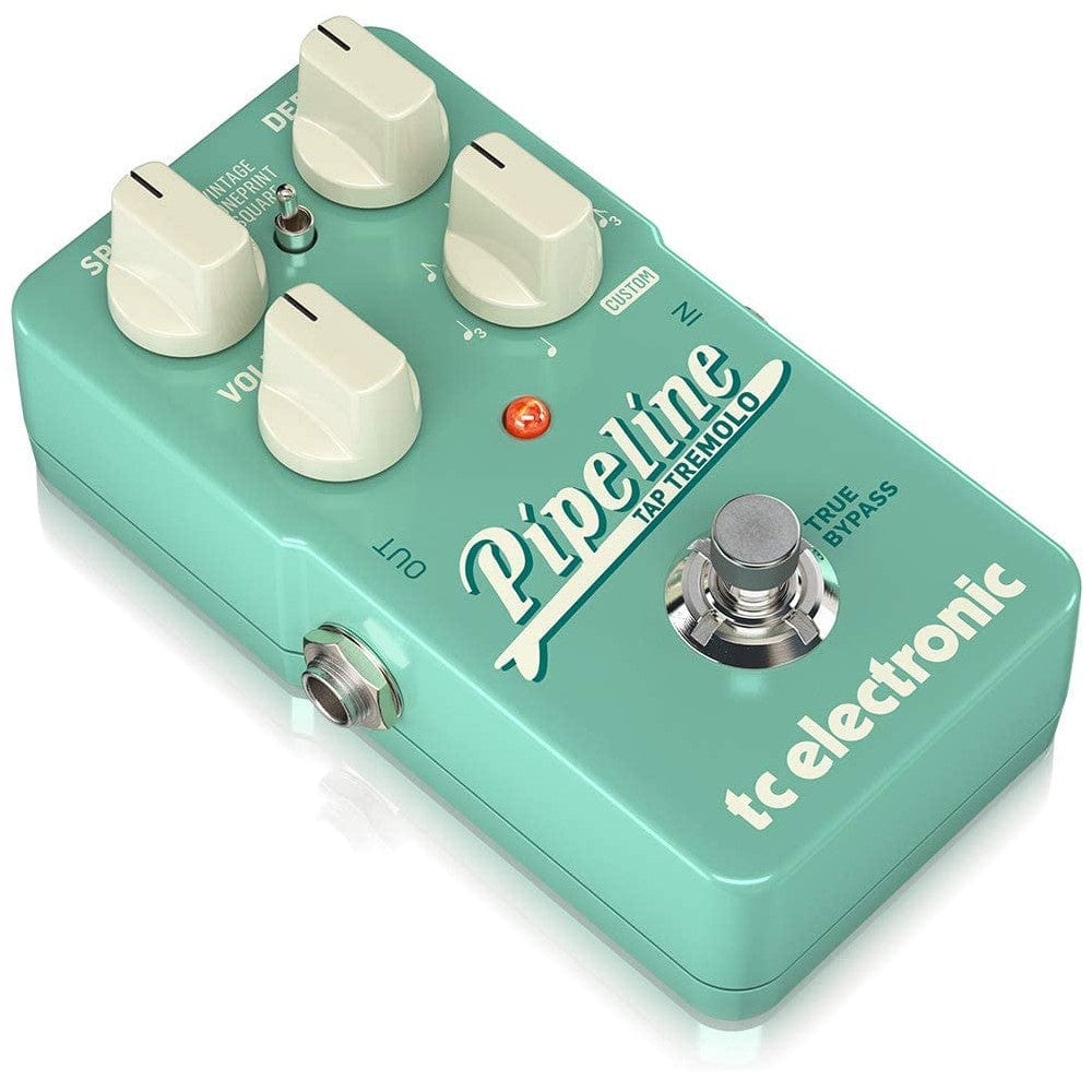 t.c. electronic effect pedals t.c. electronic pipeline tap tremolo pedal