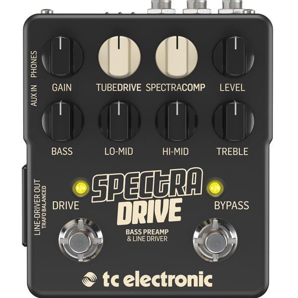 t.c. electronic effect pedals t.c. electronic spectradrive bass preamp and drive effects pedal