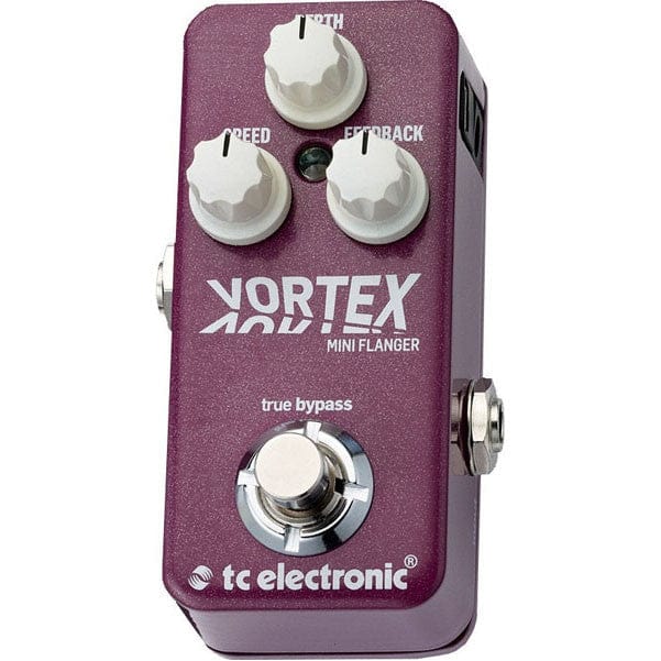 t.c. electronic effect pedals t.c. electronic vortex mini flanger guitar effect pedal