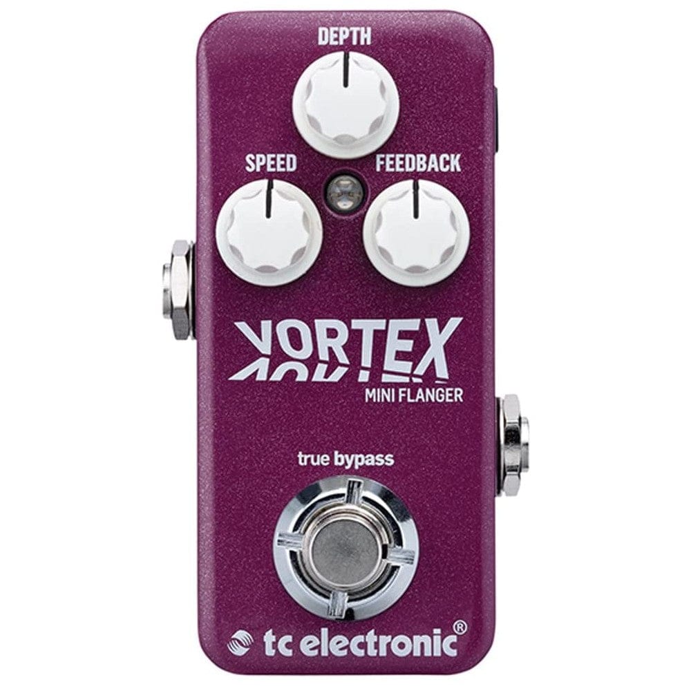 t.c. electronic effect pedals t.c. electronic vortex mini flanger guitar effect pedal