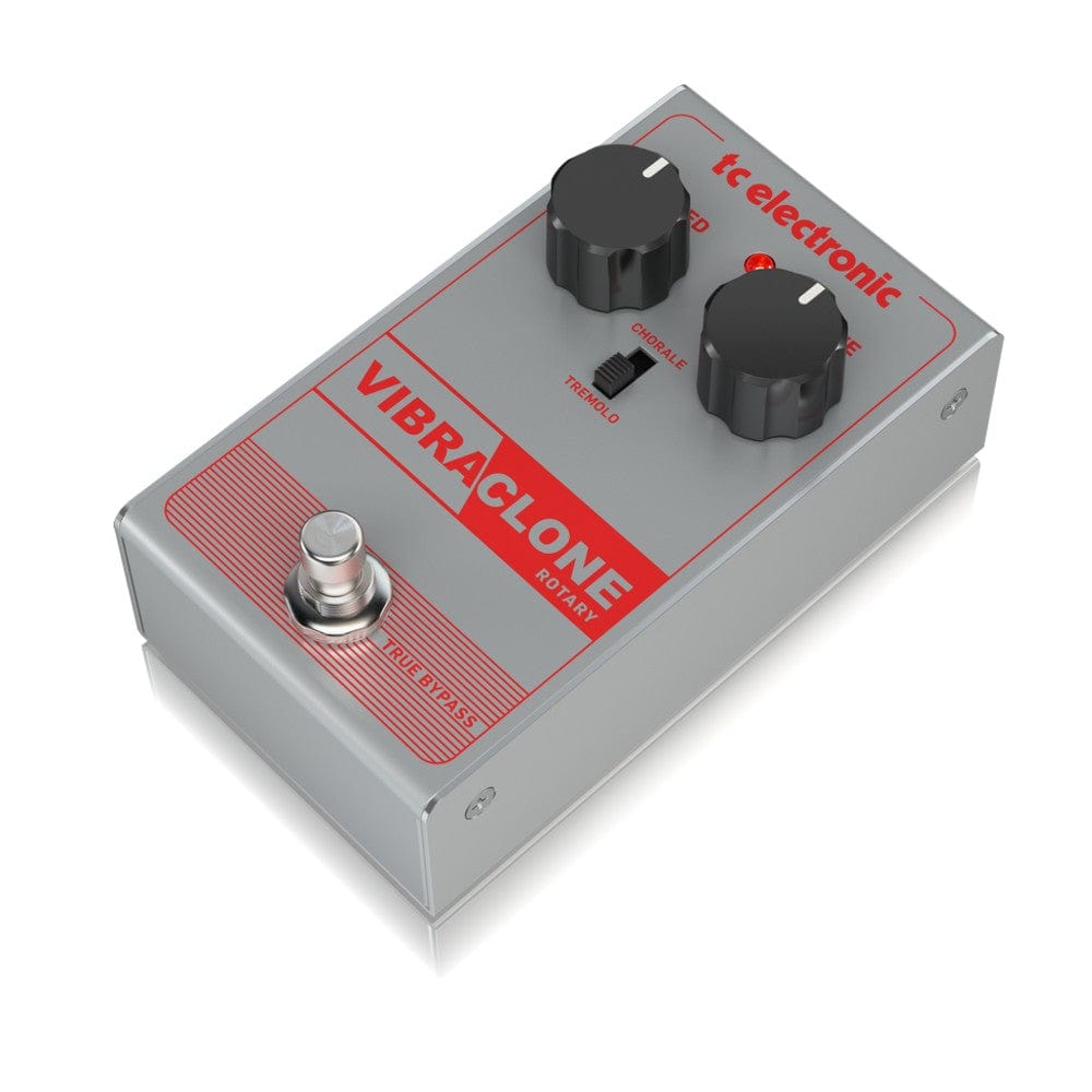 t.c. electronic effect pedals tc electronic vibraclone rotating speaker emulator with simple 2-knob